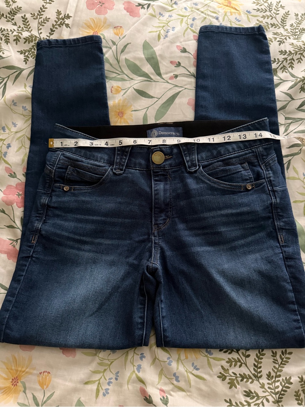 Democracy Women's Indigo AB Solution Skinny Jeans